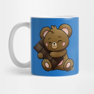 sweet dark chocolate teddy Mug